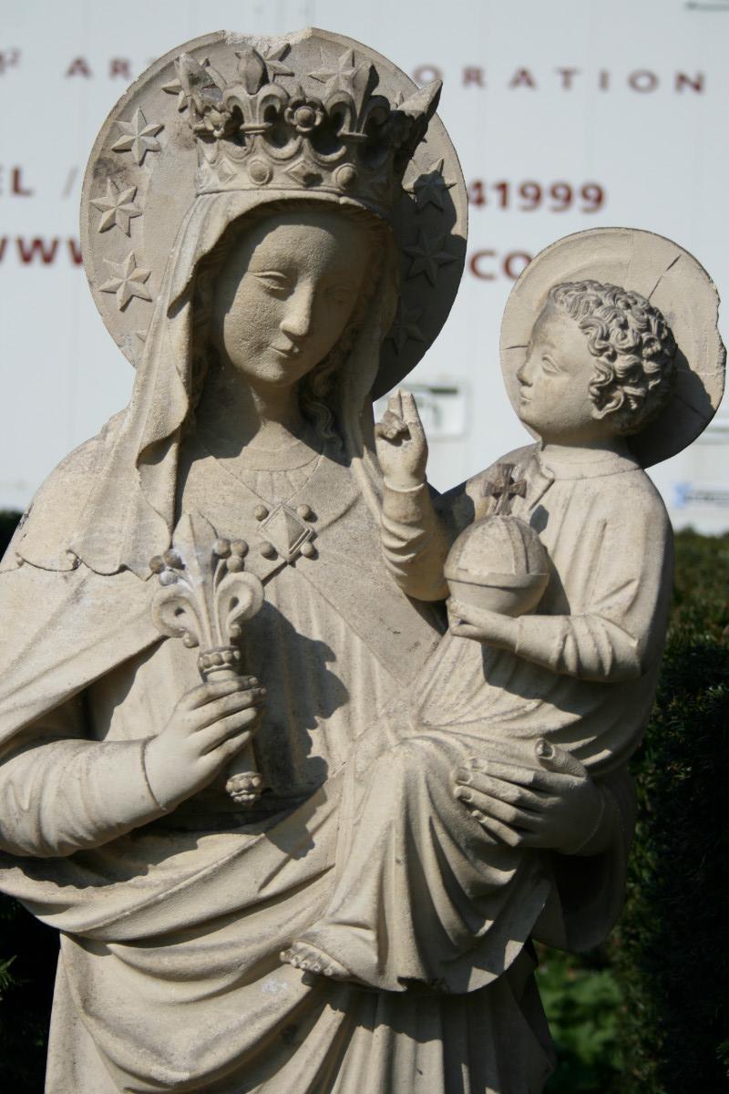 1 gothic St Mary Statue