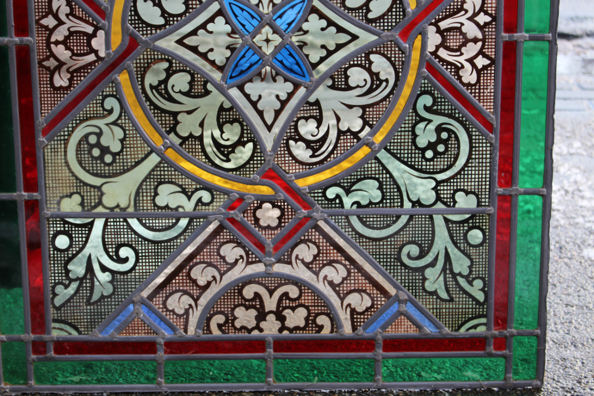 1 gothic Stainded Glass Window