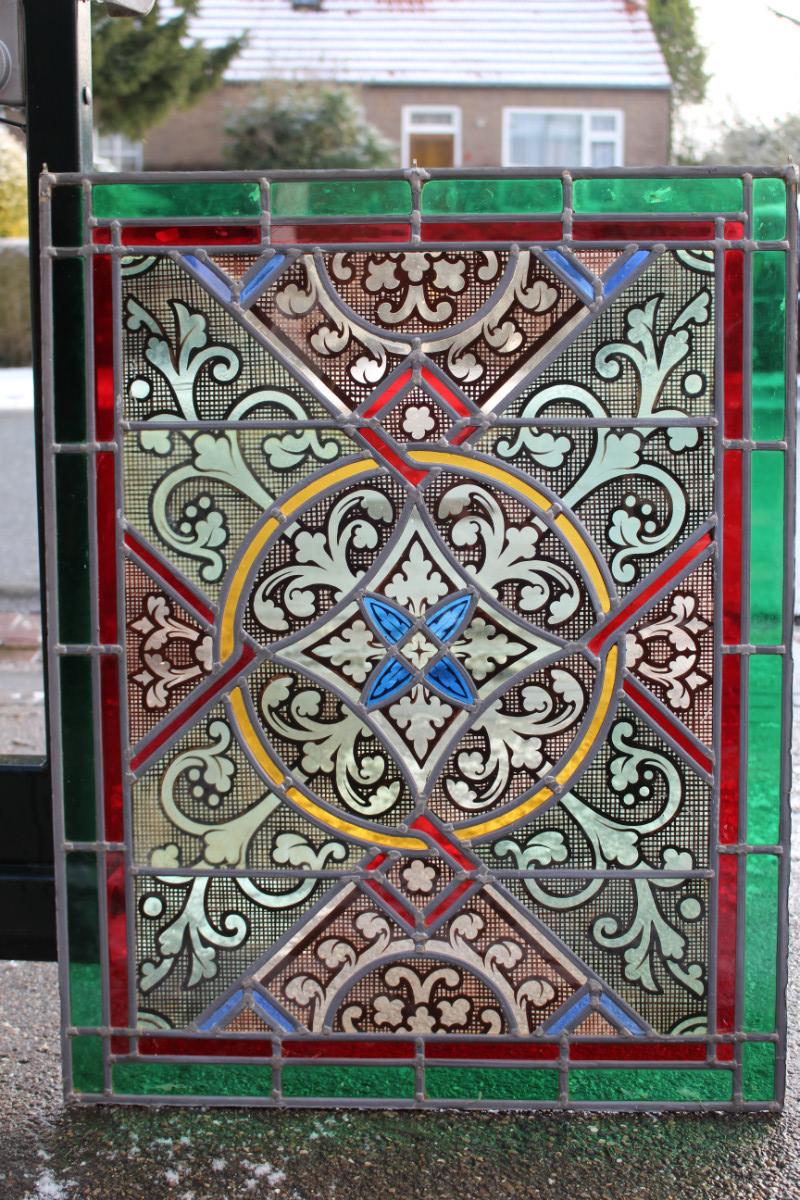 1 gothic Stainded Glass Window