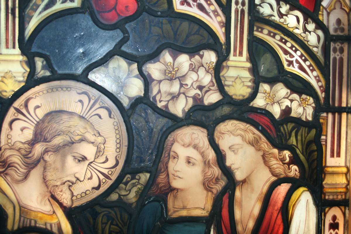 1 GOTHIC Stained Glass Window