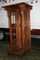 Statue Stand style Gothic en OAK, Dutch 19th century