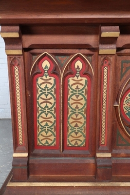 Altar  style Gothic - style en Oak Wood, France 19th century