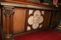 Altar style Gothic - style en Oak wood, Belgium 19th century