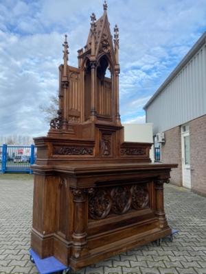 Altar style Gothic - Style en Oak Wood, BELGIUM 19 th century ( Anno 1865 )