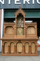 Altar style Gothic - style en Oak wood, France 19th century ( 1870 )