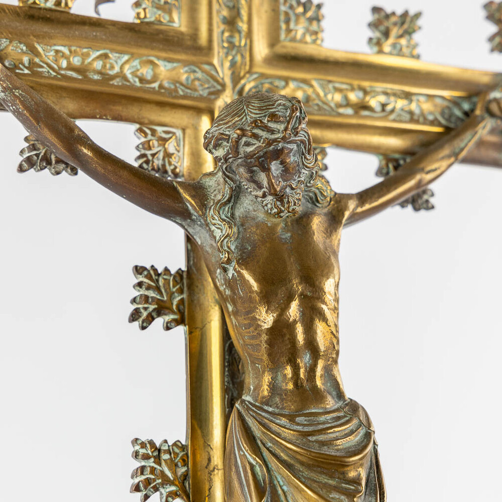 1 Gothic - Style Altar - Cross By : J. Van Roosmalen, Utrecht Netherlands