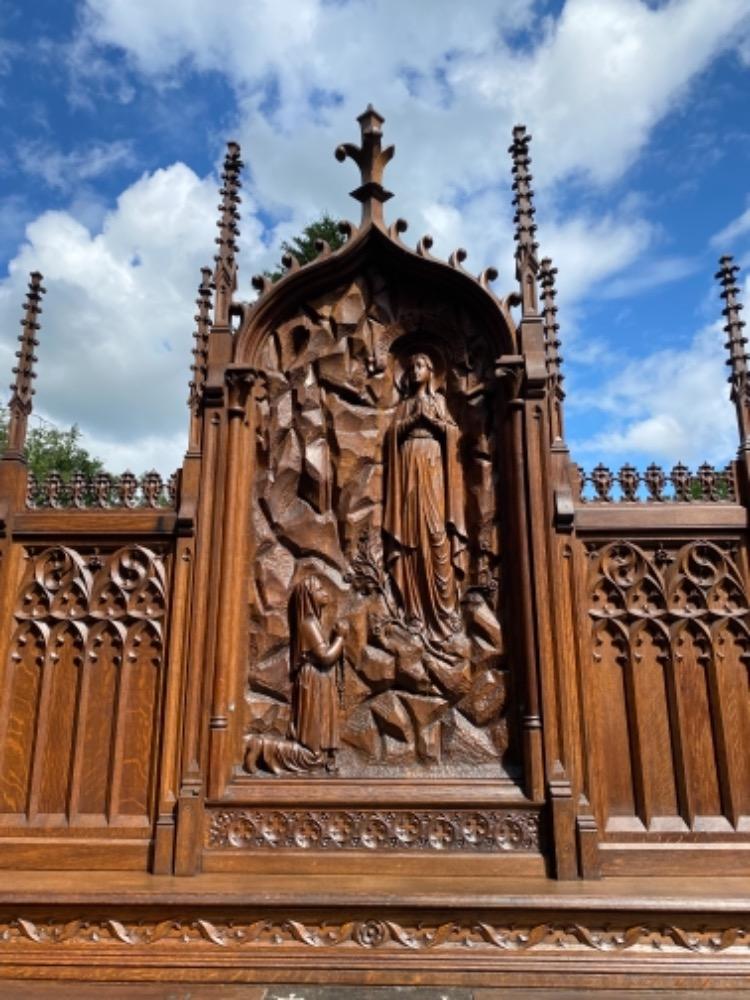 1 Gothic - Style Altar Our Lady Of Lourdes