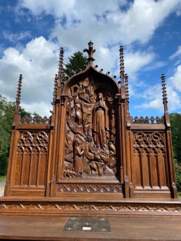 1 Gothic - Style Altar Our Lady Of Lourdes