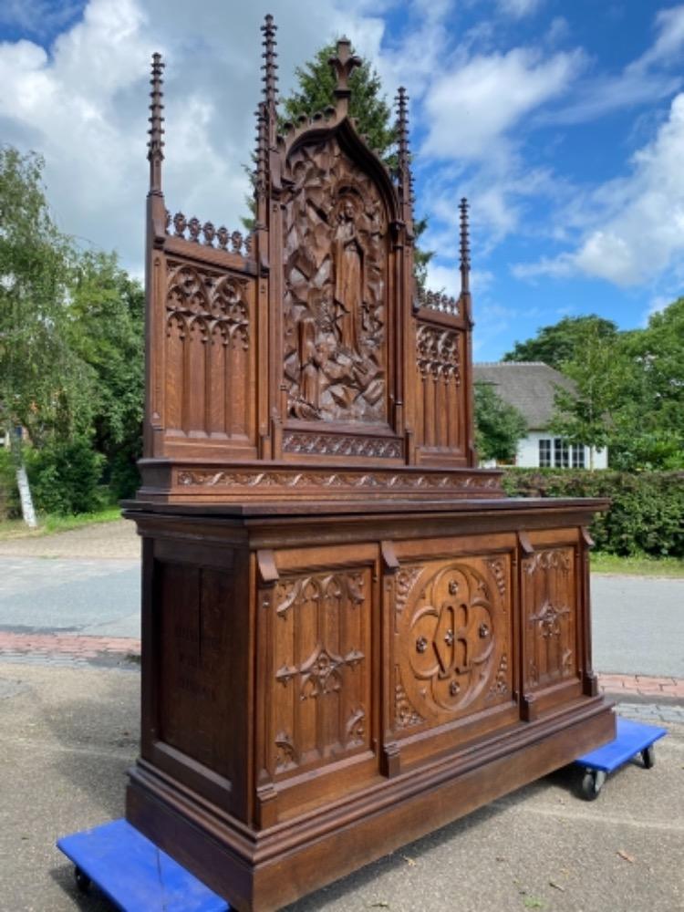 1 Gothic - Style Altar Our Lady Of Lourdes