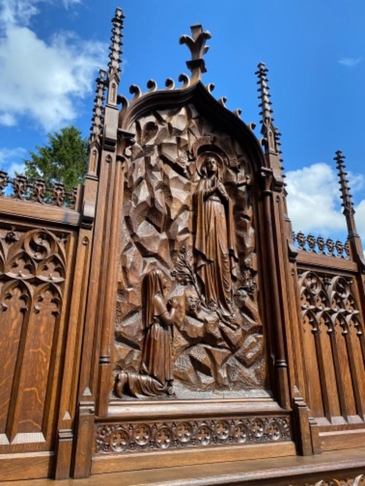 1 Gothic - Style Altar Our Lady Of Lourdes