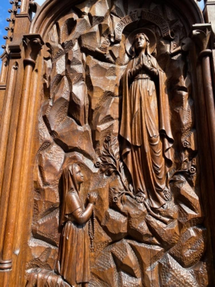 1 Gothic - Style Altar Our Lady Of Lourdes