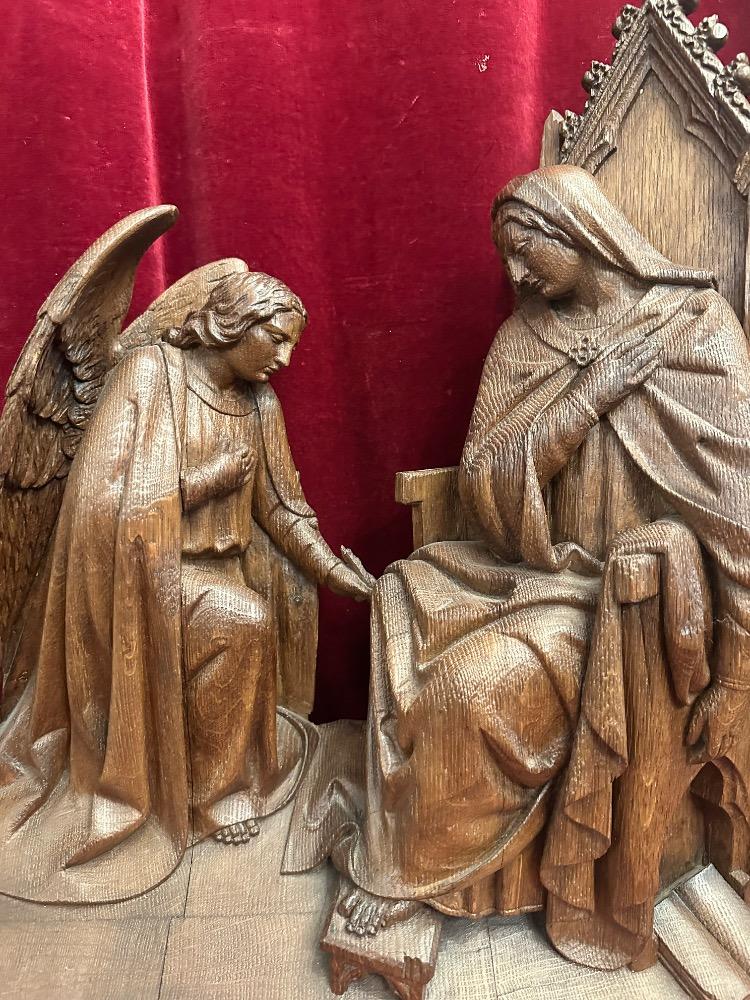 1 Gothic - Style Annunciation Relief