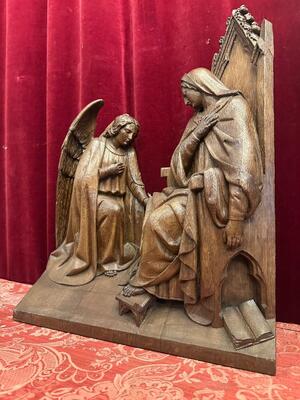 1 Gothic - Style Annunciation Relief