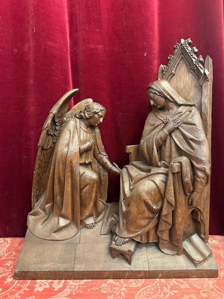 1 Gothic - Style Annunciation Relief