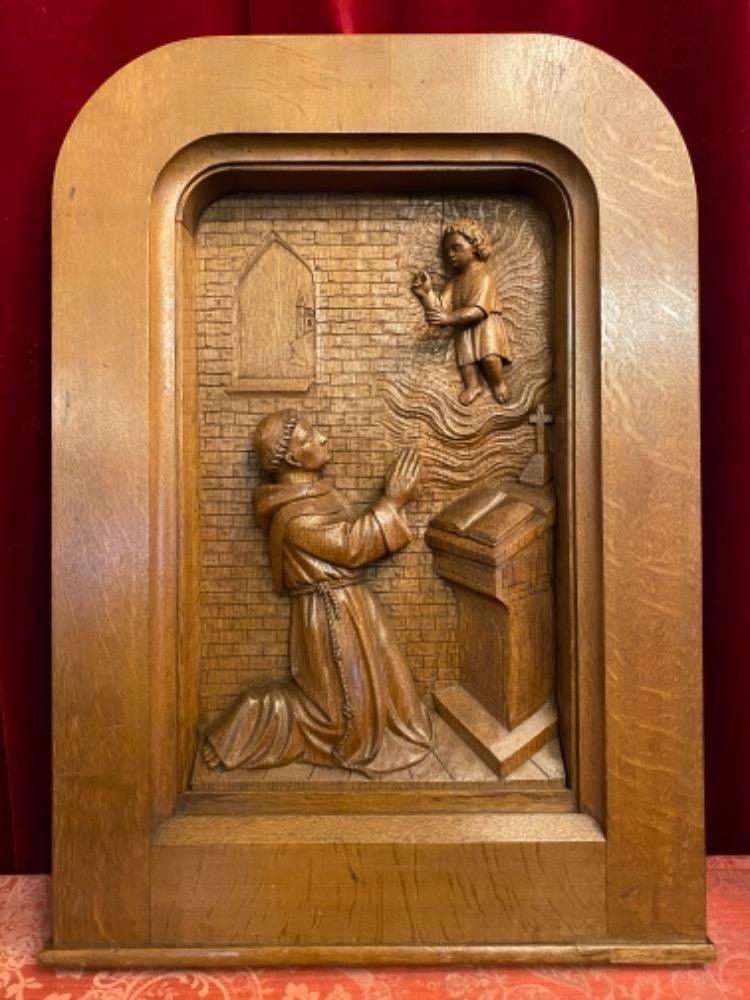 1 Gothic - Style Appearance Of The Child Jesus To St. Anthony Of Padua