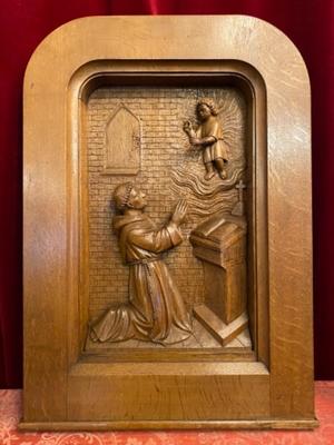 1 Gothic - Style Appearance Of The Child Jesus To St. Anthony Of Padua