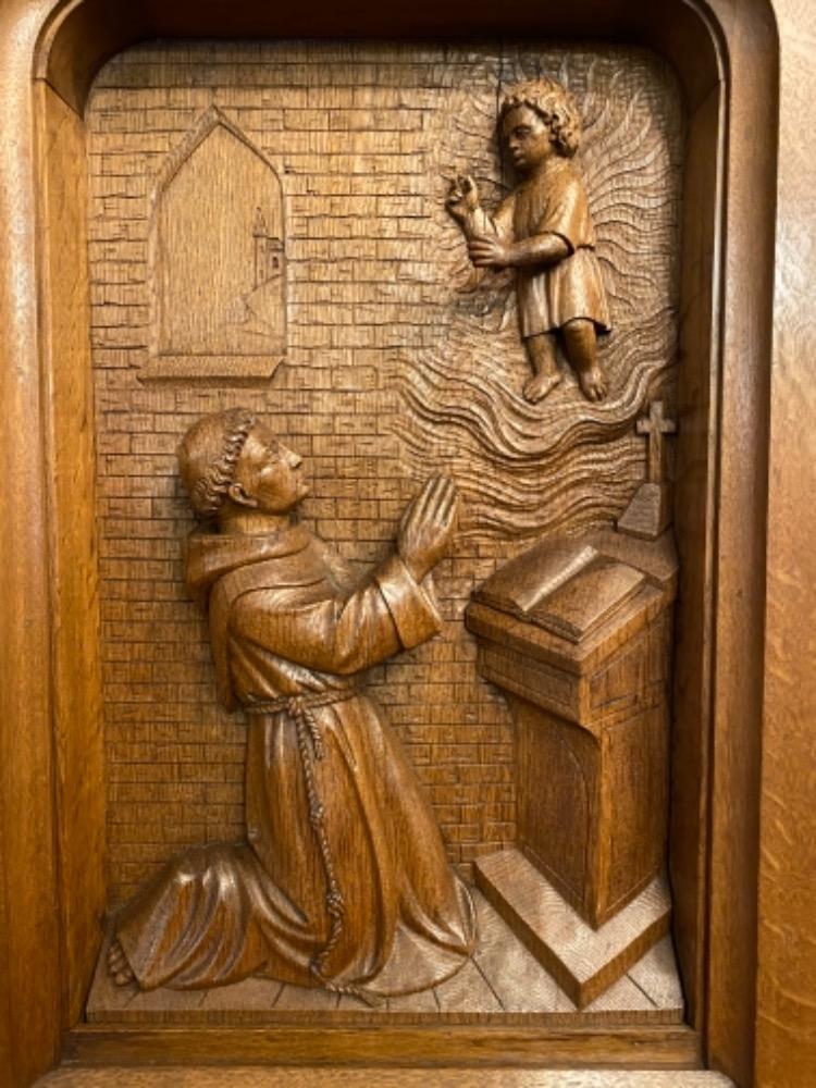 1 Gothic - Style Appearance Of The Child Jesus To St. Anthony Of Padua