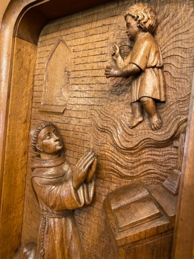 1 Gothic - Style Appearance Of The Child Jesus To St. Anthony Of Padua