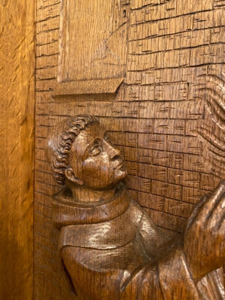 1 Gothic - Style Appearance Of The Child Jesus To St. Anthony Of Padua