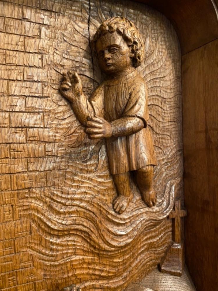 1 Gothic - Style Appearance Of The Child Jesus To St. Anthony Of Padua
