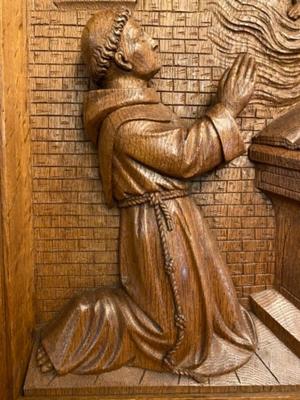 1 Gothic - Style Appearance Of The Child Jesus To St. Anthony Of Padua