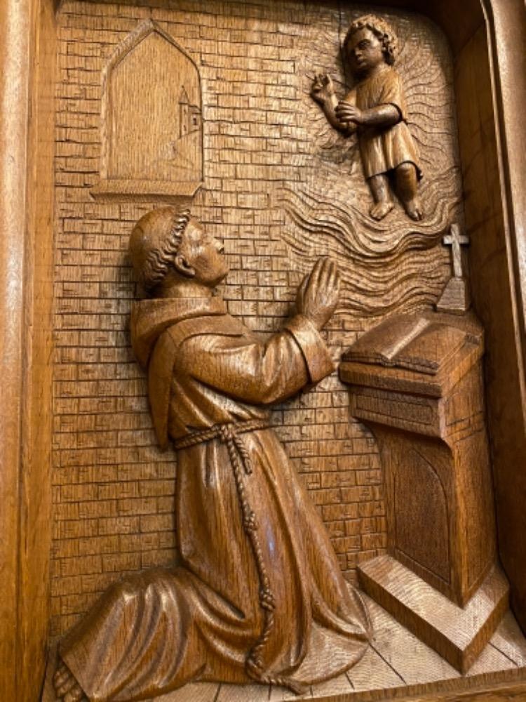 1 Gothic - Style Appearance Of The Child Jesus To St. Anthony Of Padua