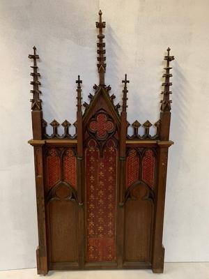 Architectural Element style Gothic - style en Oak wood, France 19 th century