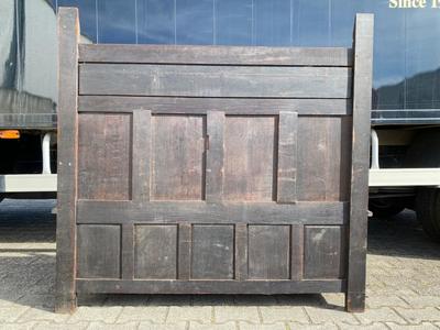 Bench  style Gothic - style en Oak wood, Belgium  19 th century