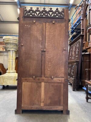 Bishop Seat style Gothic - Style en Oak wood, France 19 th century