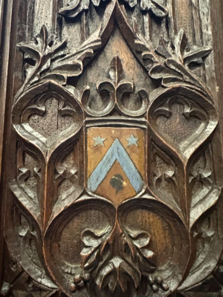 1 Gothic - Style Bishop Seat.