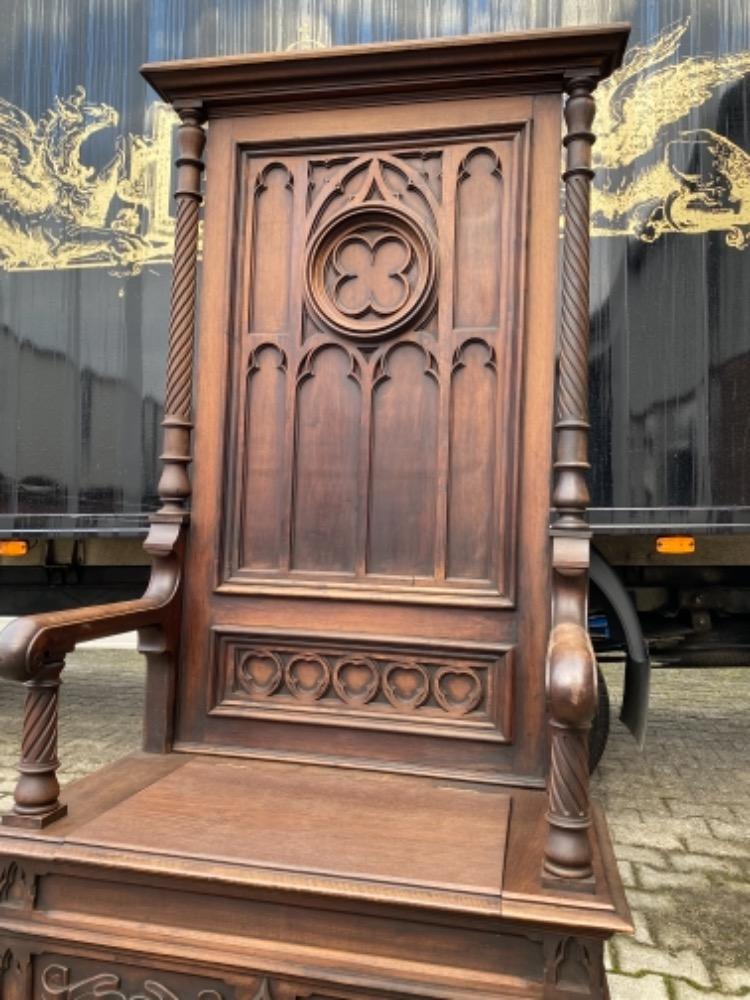 1 Gothic - Style Bishop Seat