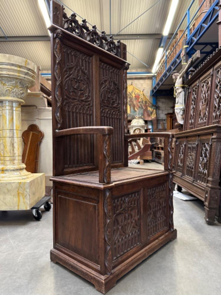 1 Gothic - Style Bishop Seat