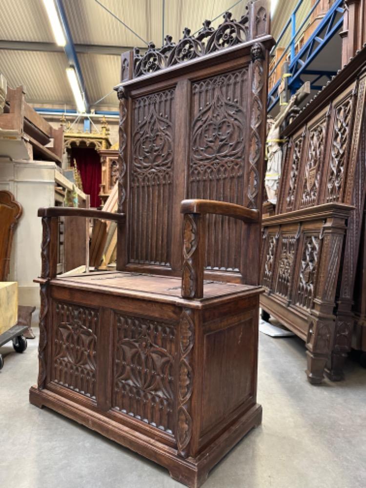 1 Gothic - Style Bishop Seat