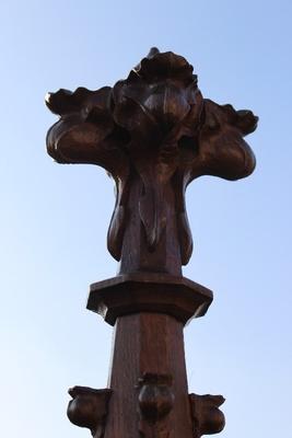 Bishop - Seat style Gothic - style en Oak wood, France 19th century