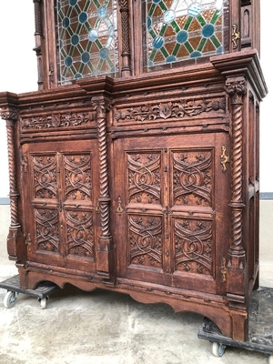 Bookcase  style Gothic - style France 19th century