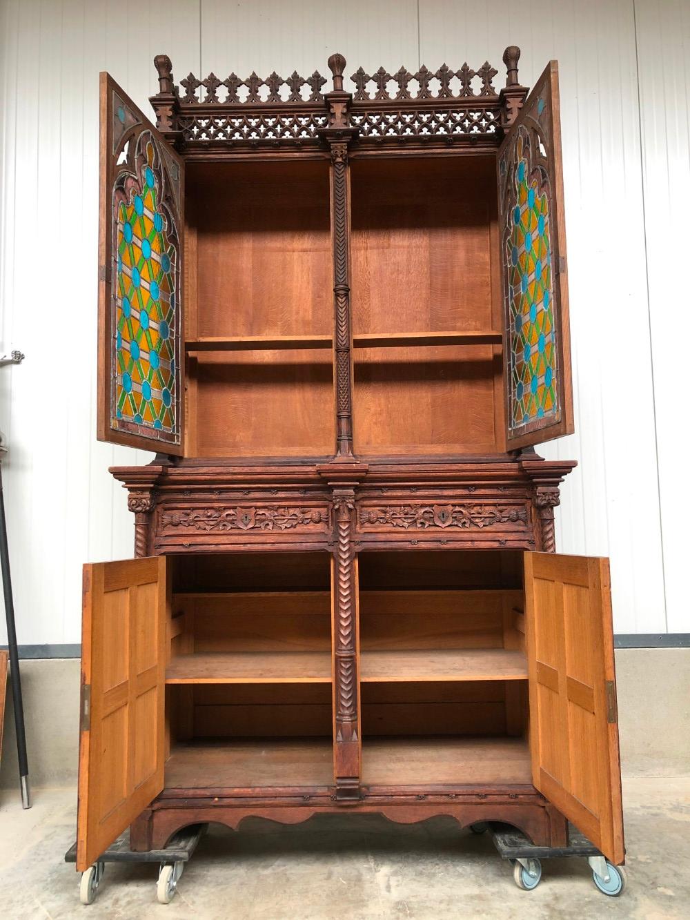 1 Gothic - style Bookcase