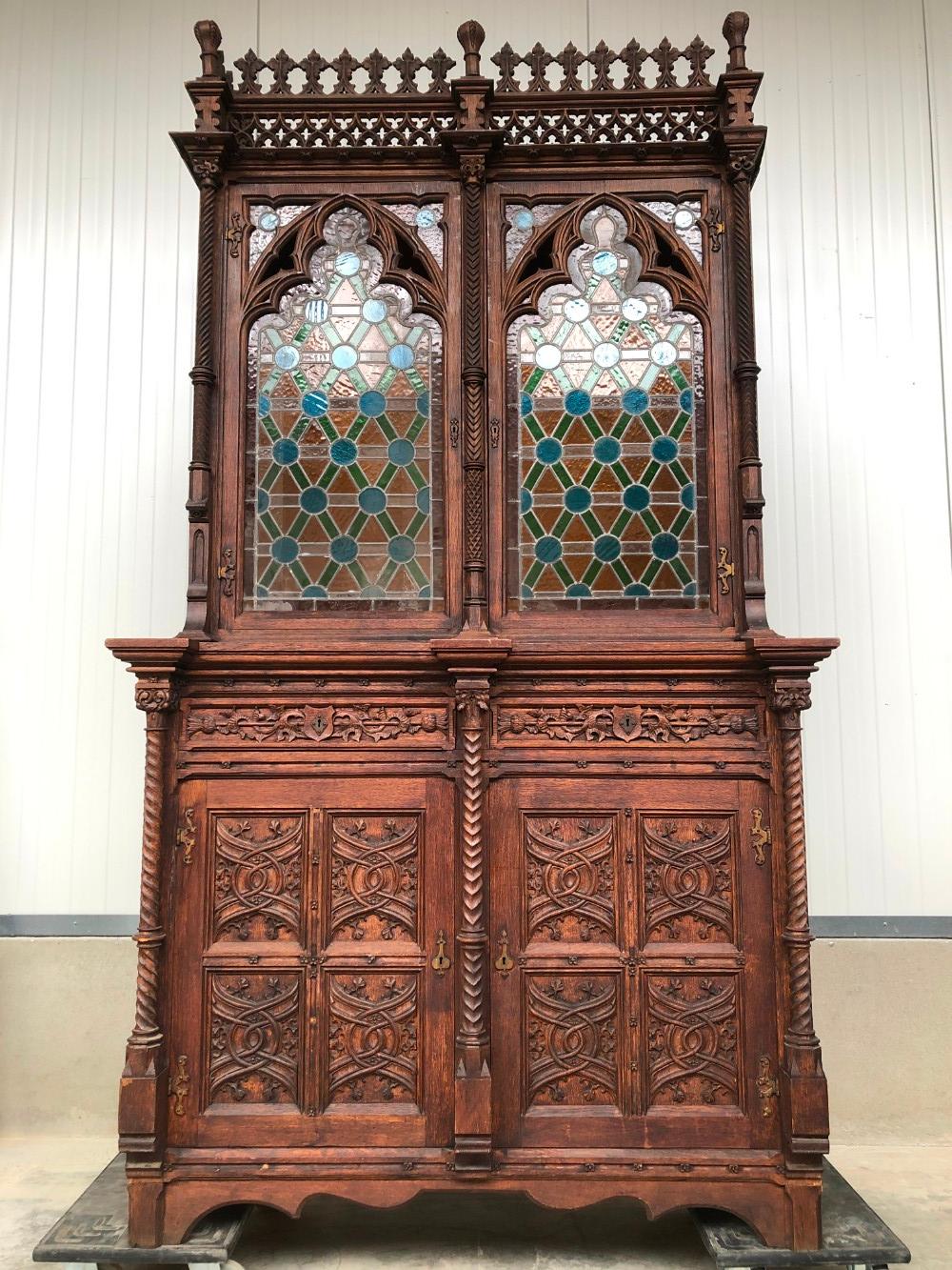 1 Gothic - style Bookcase