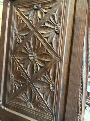 Cabinet style Gothic Style  en Wood , France 19th Century