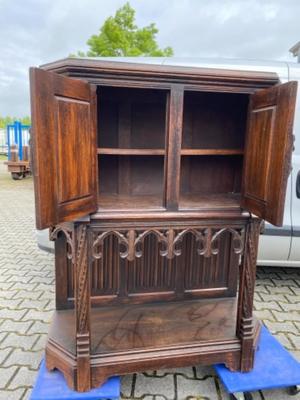 Cabinet  style Gothic - style en Wood , France 19 th century