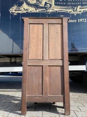 Cabinet  style Gothic - style en Wood , Belgium  19 th century