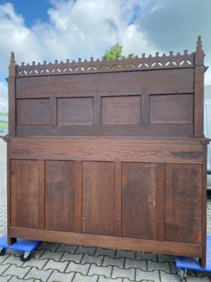 Cabinet  style Gothic - style en Wood, France 19 th century