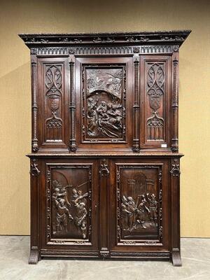 Cabinet Expected !! style Gothic - Style France 19 th century