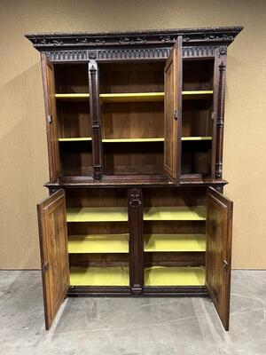 Cabinet Expected !! style Gothic - Style France 19 th century