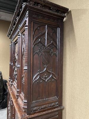 Cabinet Expected !! style Gothic - Style France 19 th century