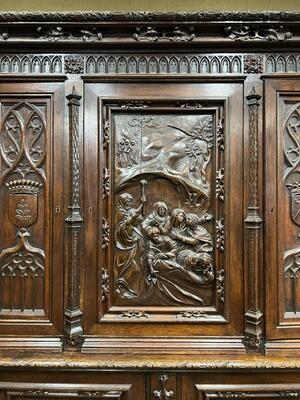 Cabinet Expected !! style Gothic - Style France 19 th century