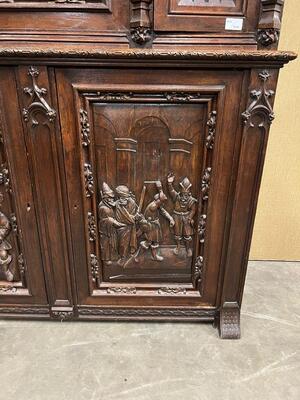 Cabinet Expected !! style Gothic - Style France 19 th century