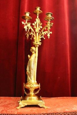 1 Gothic - style Candle Stick
