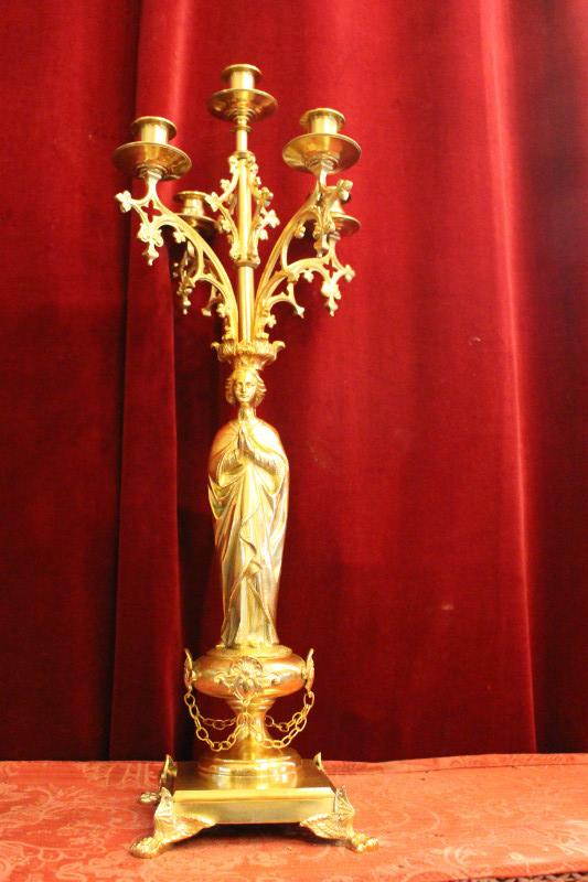 1 Gothic - style Candle Stick
