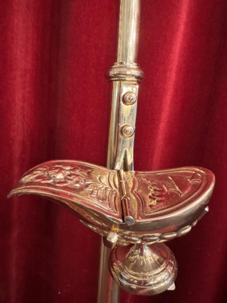 1 Gothic - Style Censer-Stand  Complete With Censer And Boat.