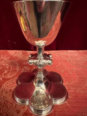 Chalice style Gothic - Style en Full - Silver, Belgium  19 th century